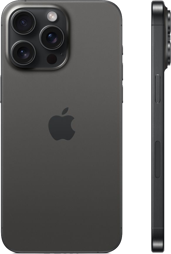 Смартфон Apple iPhone 15 Pro Max 256GB, Black Titanium (черный)