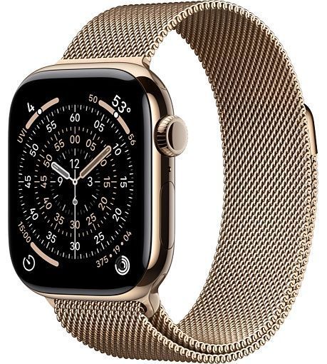 Умные часы Apple Watch Series 11 42mm Gold Titanium Case with Milanese Loop Gold(золотой)