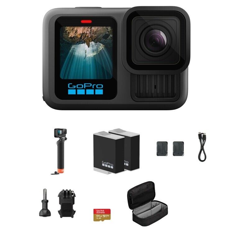 Экшн-камера GoPro HERO13 Accessories Bundle, черный