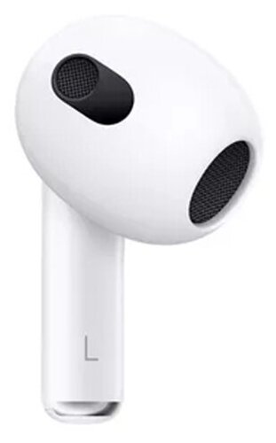 Левый наушник Apple AirPods 3 (L) белый