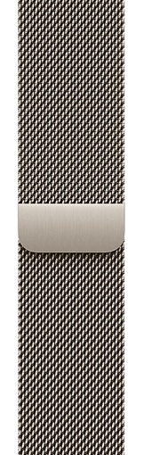Apple Watch Series 11 42mm Natural Titanium Case with Milanese Loop Natural