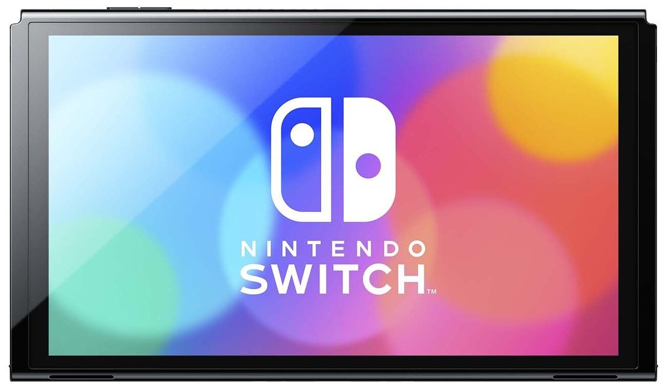Игровая приставка Nintendo Switch (OLED model), неоновый синий/неоновый красный