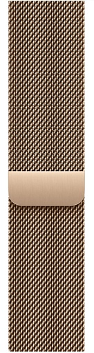 Apple Watch Series 11 46mm Gold Titanium Case with Milanese Loop Gold