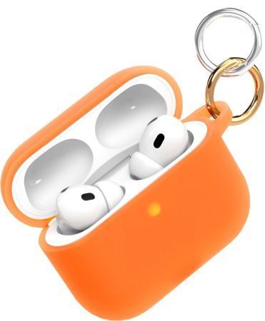 Чехол с карабином VLP Charm Case для AirPods Pro 3, оранжевый (1051123)