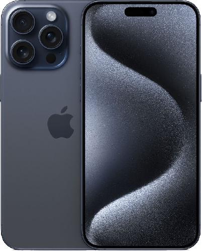 Смартфон Apple iPhone 15 Pro Max 256GB, Blue Titanium (синий)