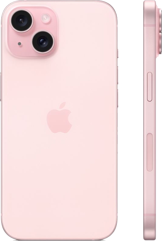 Смартфон Apple iPhone 15 256GB, розовый