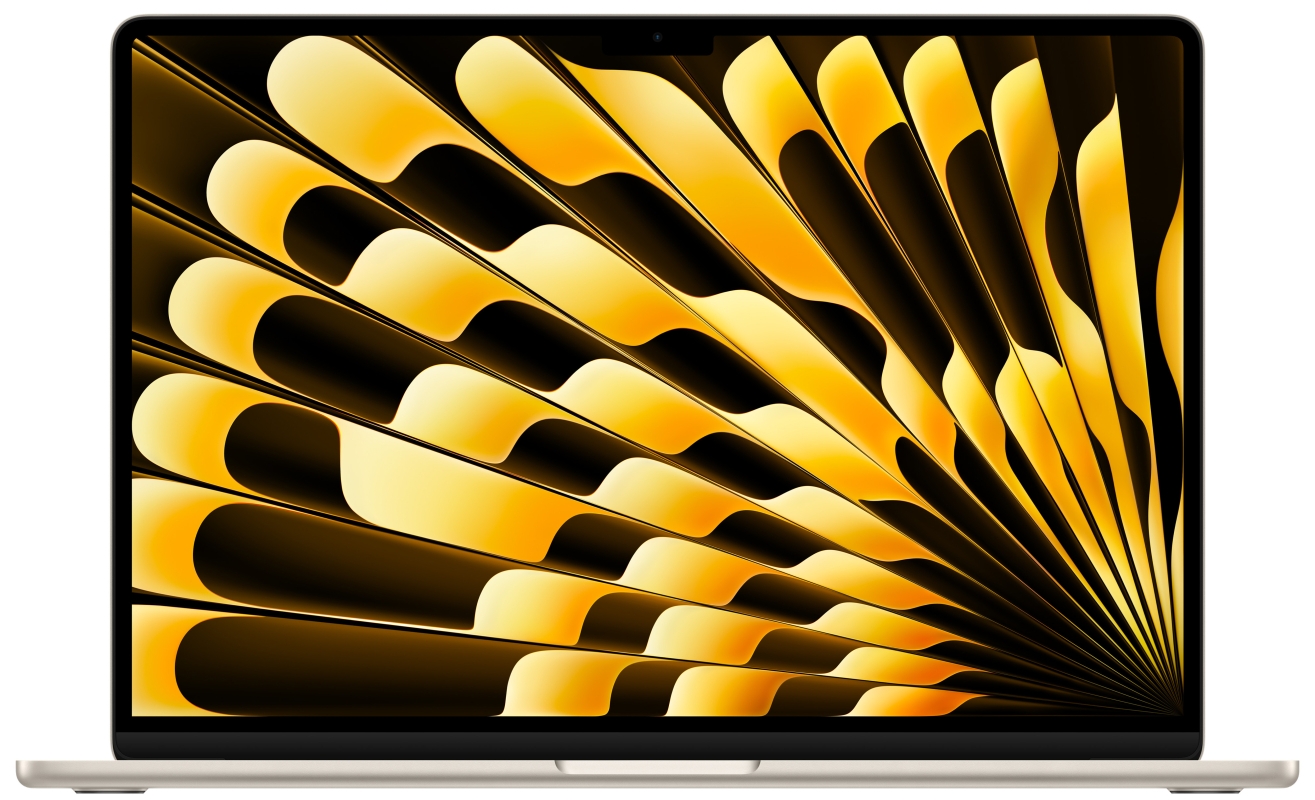 Apple MacBook Air 15 (M3, 2024), 16 ГБ, 512 ГБ SSD, Starlight (сияющая звезда) MXD33/MT2F3