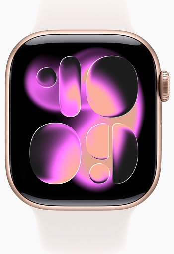 Apple Watch Series 11 42mm Rose Gold Aluminum Case with Sport Light Blush