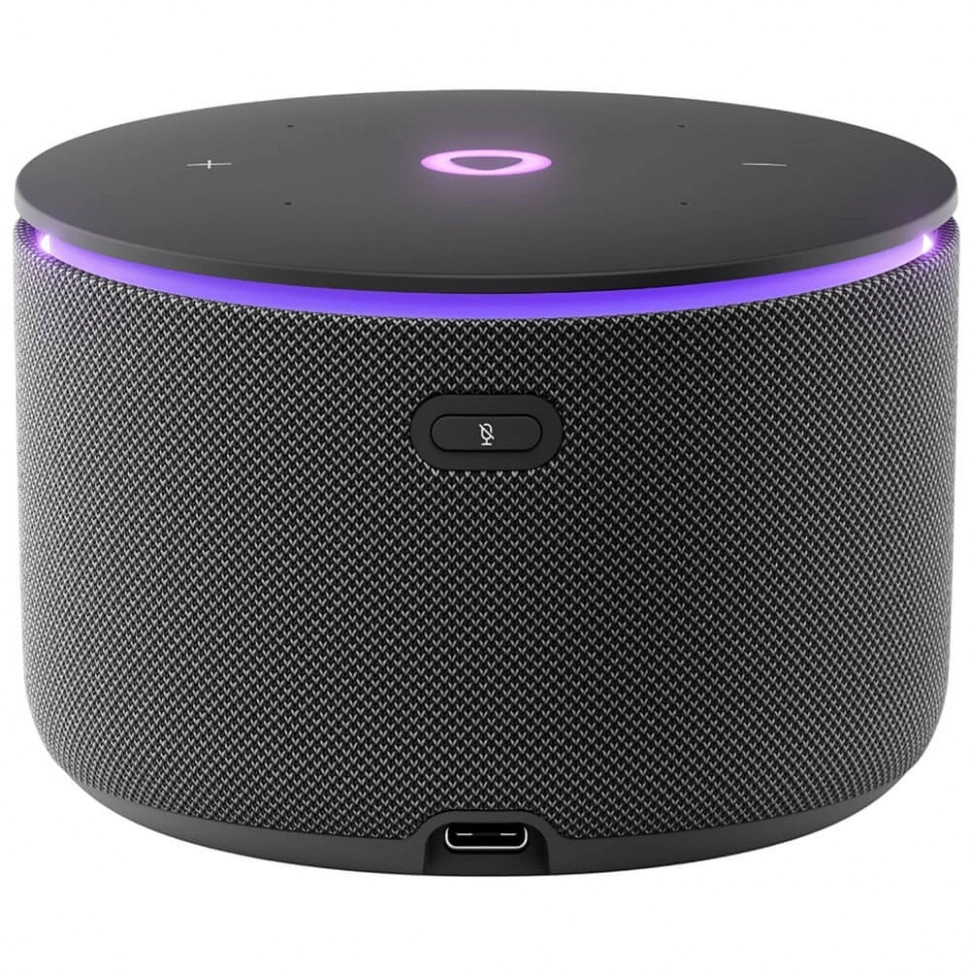 Умная колонка Яндекс Станция Мини 3 Про с Алисой, Zigbee, 18 Вт, черный