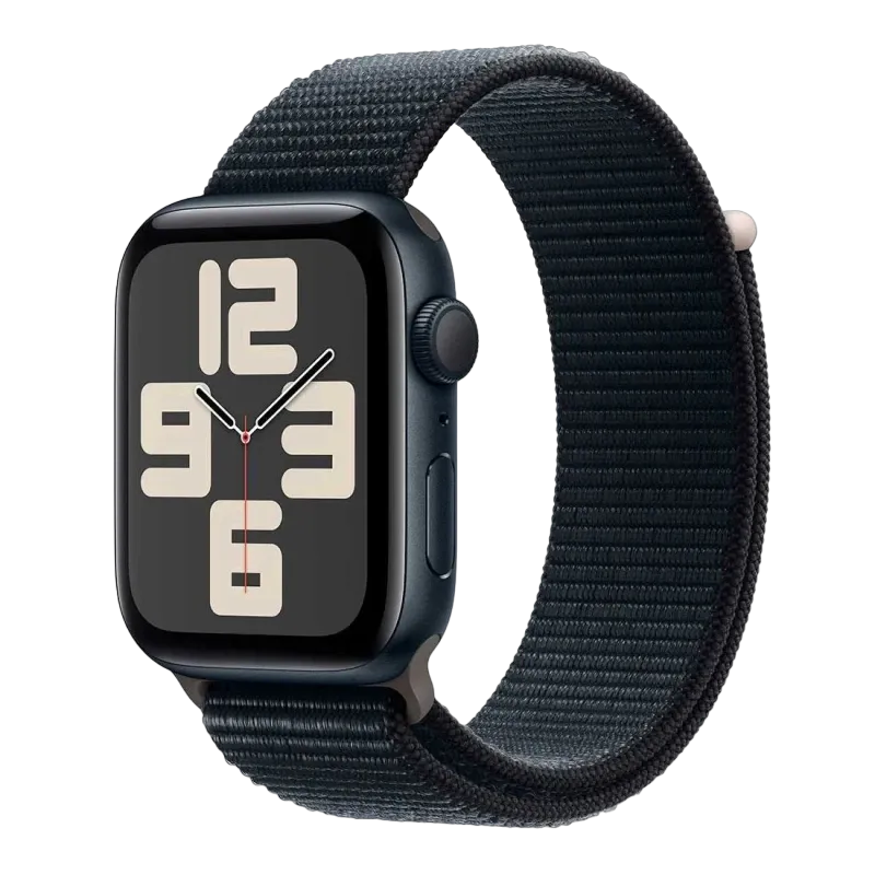 Apple Watch Series SE 2023 40mm Midnight Aluminum Case with Midnight Sport Loop