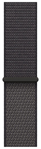 Apple Watch Series 11 46mm Jet Black Aluminum Case with Sport Loop Dark Gray