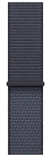 Apple Watch Series 11 46mm Space Gray Aluminum Case with Sport Loop Anchor Blue