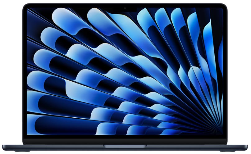 Ноутбук Apple MacBook Air 15 (M4, 10C CPU/10C GPU, 2025), 24 ГБ, 512 ГБ SSD, Midnight (темная ночь)