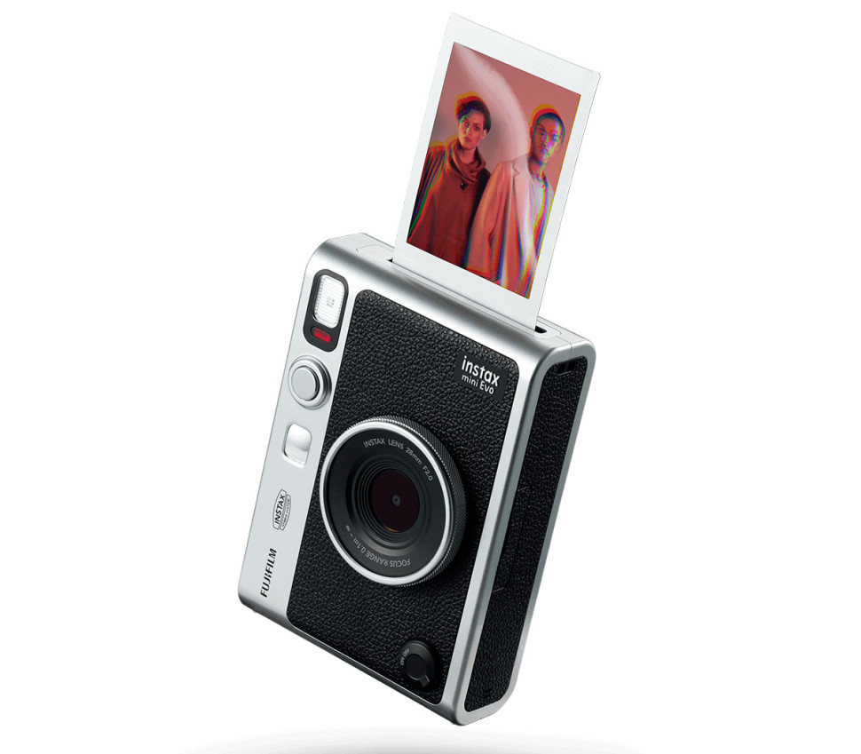 Гибридный фотоаппарат моментальной печати FUJIFILM instax mini EVO, Черный