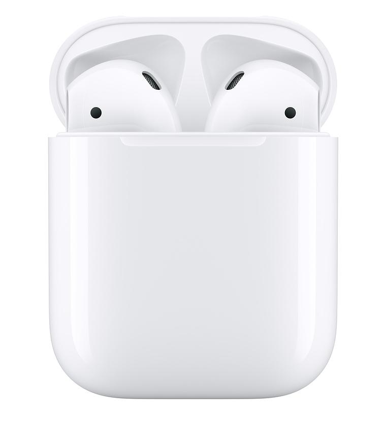 Беспроводные наушники Apple AirPods 2 (с зарядным футляром) MV7N2