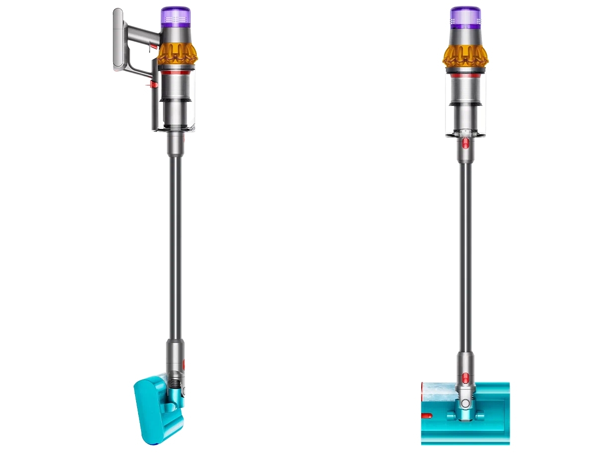 Пылесос Dyson V15s Detect Submarine (SV47), yellow/nickel