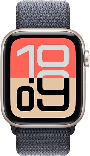 Умные часы Apple Watch SE 3 44mm (2025) Starlight Aluminum Case with Sport Loop Anchor Blue