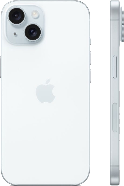 Смартфон Apple iPhone 15 256GB, голубой