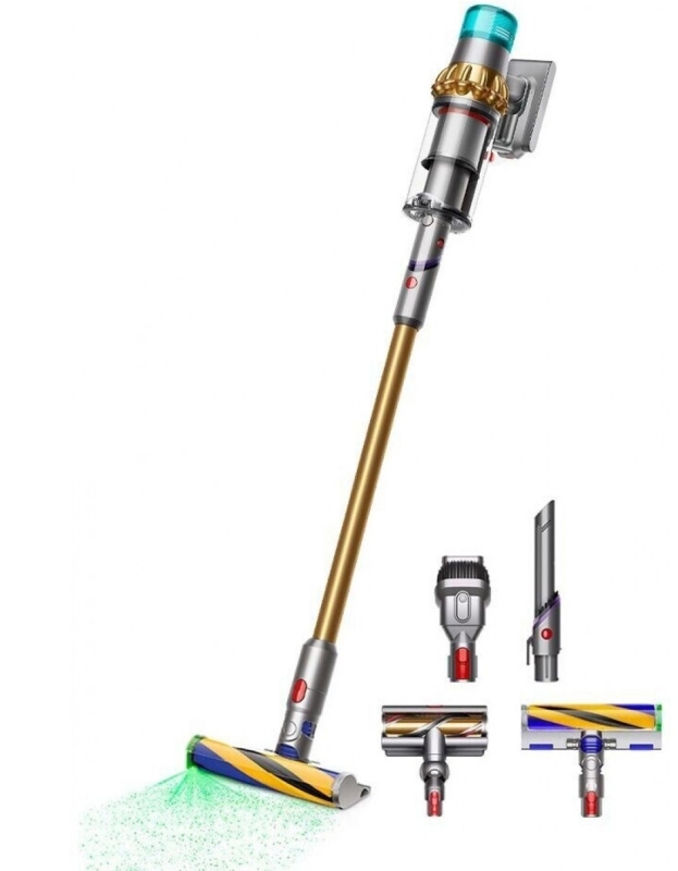 Пылесос Dyson V15 Detect Absolute (SV47), золотой/серебристый (447000-01)