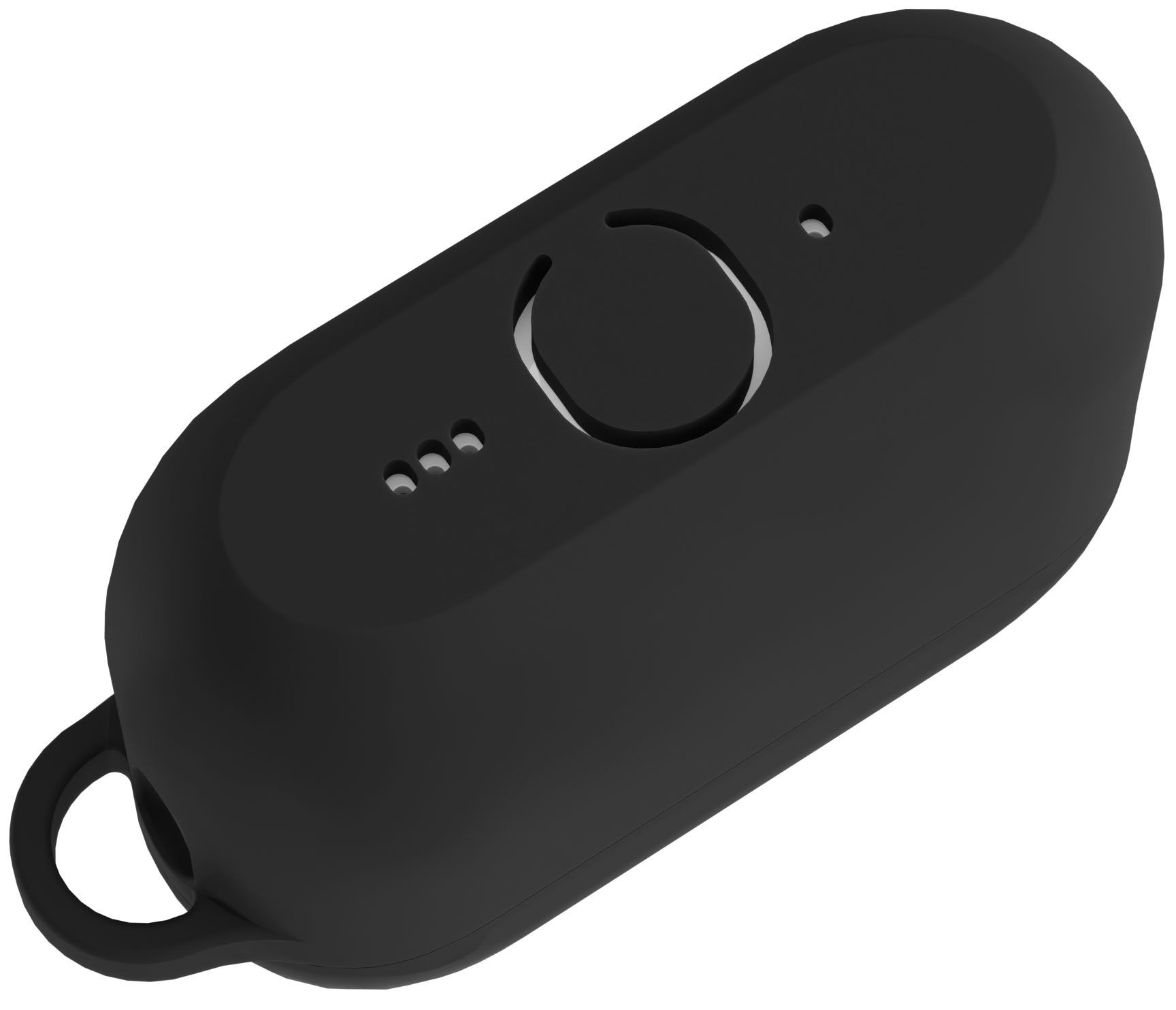 Чехол с карабином VLP Charm Case для AirPods Pro 3, черный (1051122)