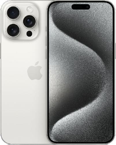 Смартфон Apple iPhone 15 Pro Max 256GB, White Titanium (белый)