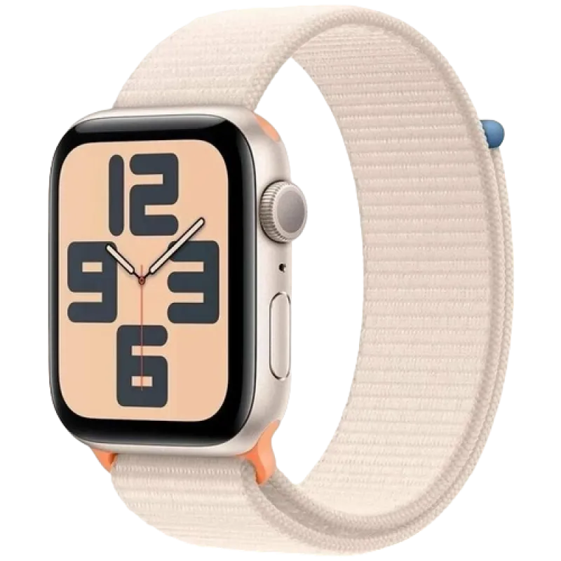 Apple Watch Series SE 2023 40mm Starlight Aluminum Case with Starlight Sport Loop