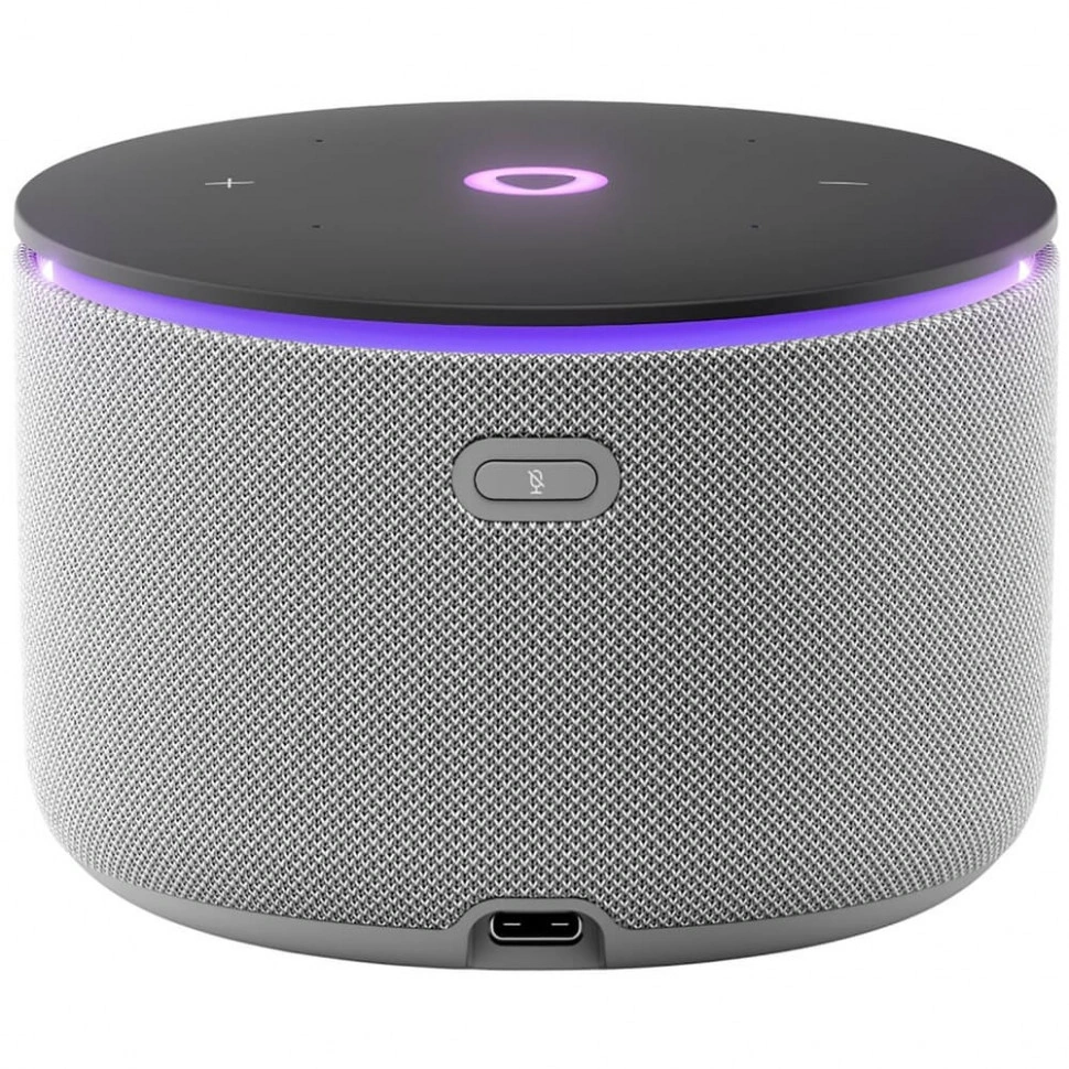 Умная колонка Яндекс Станция Мини 3 Про с Алисой, Zigbee, 18 Вт, серый