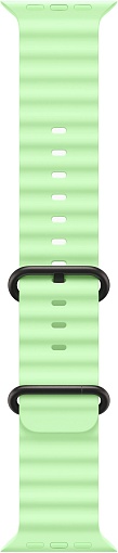 Apple Watch Ultra 3 (2025) 49mm Black Titanium Case with Neon Green Ocean Band
