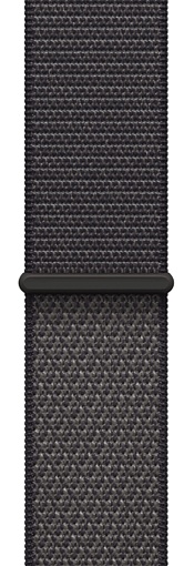 Apple Watch Series 11 42mm Jet Black Aluminum Case with Sport Loop Dark Gray