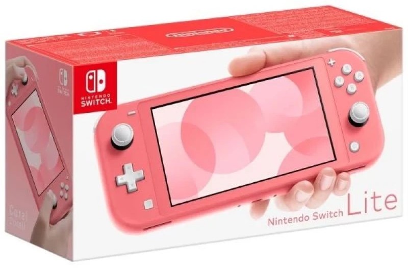 Игровая приставка Nintendo Switch Lite 32 ГБ, розовый