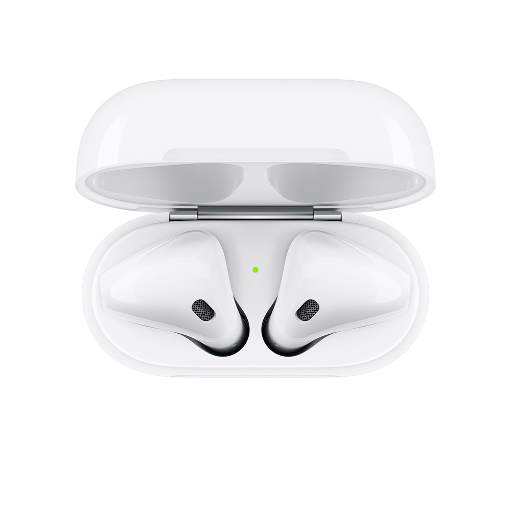 Беспроводные наушники Apple AirPods 2 (с зарядным футляром) MV7N2
