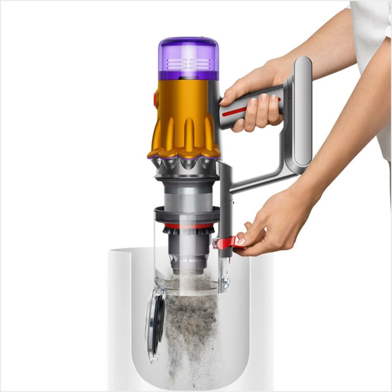 Пылесос Dyson V12S Detect Slim Submarine, Yellow/Nickel
