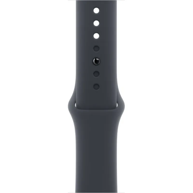 Apple Watch Series SE 2024 44mm Midnight Aluminum Case with Midnight Sand Sport Band S/M