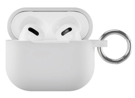 Защитный чехол  VLP для AirPods 4 карабин, белый