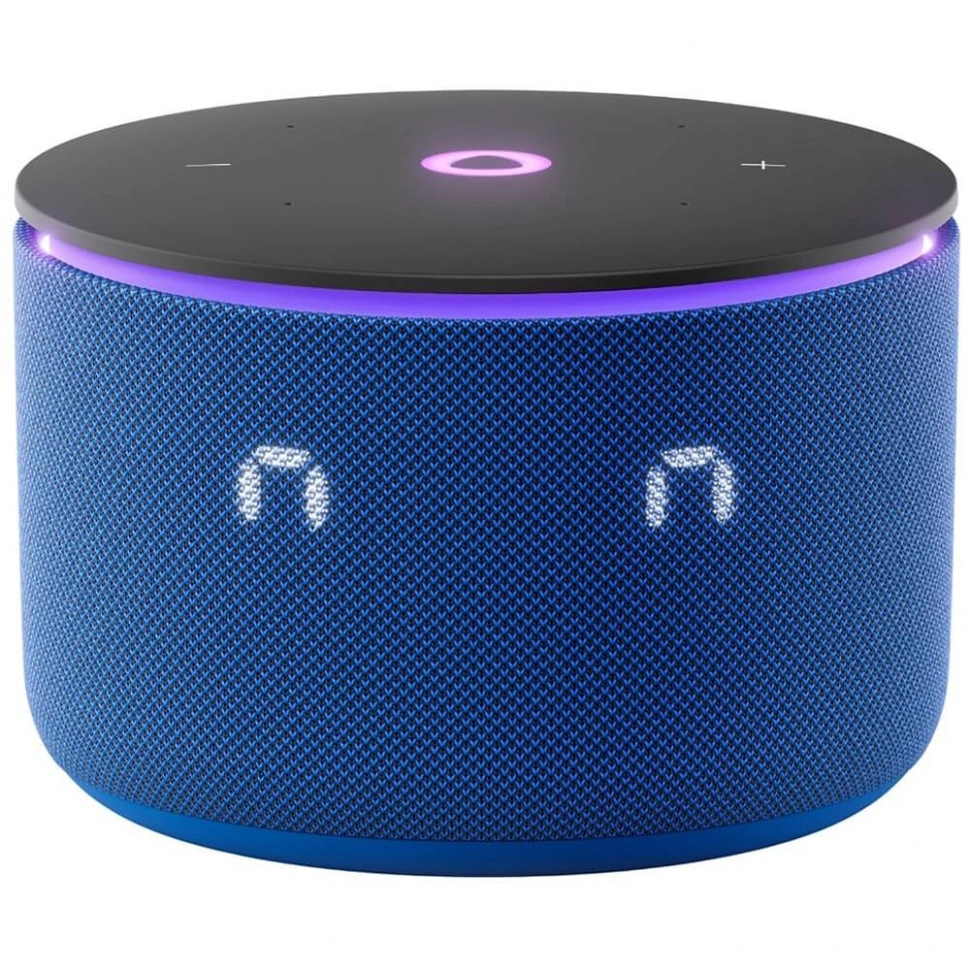 Умная колонка Яндекс Станция Мини 3 Про с Алисой, Zigbee, 18 Вт, синий
