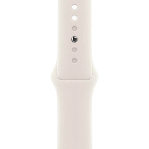 Apple Watch Series 11 46mm Aluminum Case with Sport Band, Starlight