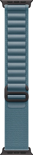 Apple Watch Ultra 3 (2025) 49mm Black Titanium Case with Light Blue Alpine Loop Small