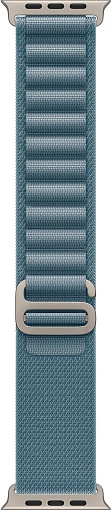 Apple Watch Ultra 3 (2025) 49mm Natural Titanium Case with Light Blue Alpine Loop Large
