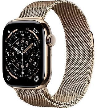 Умные часы Apple Watch Series 11 42mm Gold Titanium Case with Milanese Loop Gold(золотой)