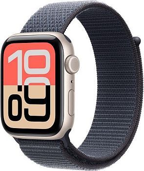 Умные часы Apple Watch SE 3 44mm (2025) Starlight Aluminum Case with Sport Loop Anchor Blue(синий)