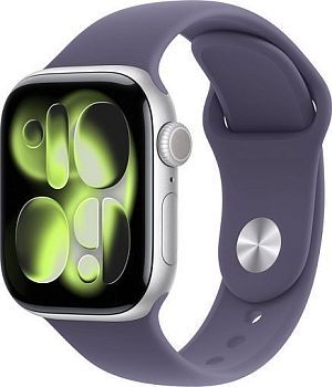Умные часы Apple Watch Series 11 46mm Silver Aluminum Case with Sport Band Fog(пастэльный-серый)