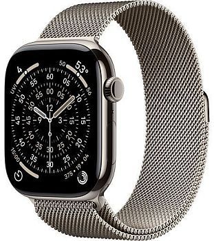 Умные часы Apple Watch Series 11 46mm Natural Titanium Case with Milanese Loop Natural