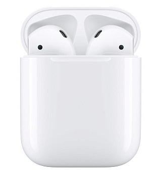 Беспроводные наушники Apple AirPods 2 (с зарядным футляром) MV7N2