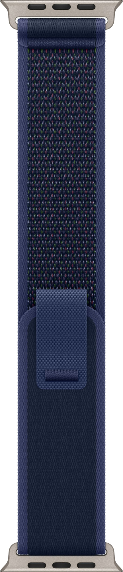 Apple Watch Ultra 2 (2024) 49mm Natural Titanium Case with Blue Trail Loop (S/M)