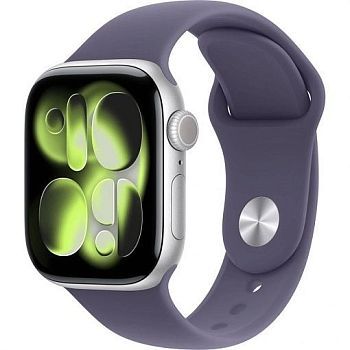 Умные часы Apple Watch Series 11 42mm Silver Aluminum Case with Purple Fog Sport Band(серо-фиолетовый)
