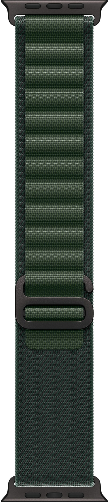 Apple Watch Ultra 2 (2024) 49mm Black Titanium Case with Dark Green Alpine Loop Large