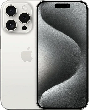 Смартфон Apple iPhone 15 Pro 1TB, White Titanium (белый)