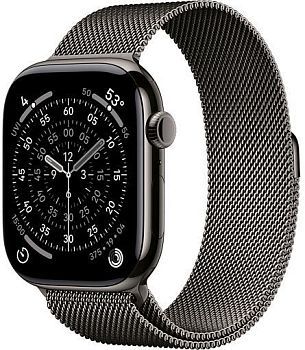 Умные часы Apple Watch Series 11 46mm Slate Titanium Case with Milanese Loop Slate(ореховый)