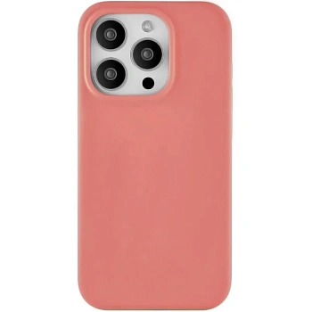 Чехол силиконовый MagSafe uBear iPhone 16 Pro, коралловый