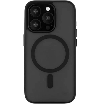 Чехол защитный uBear Cloud Mag Case, iPhone 16 Pro, MagSafe, черный
